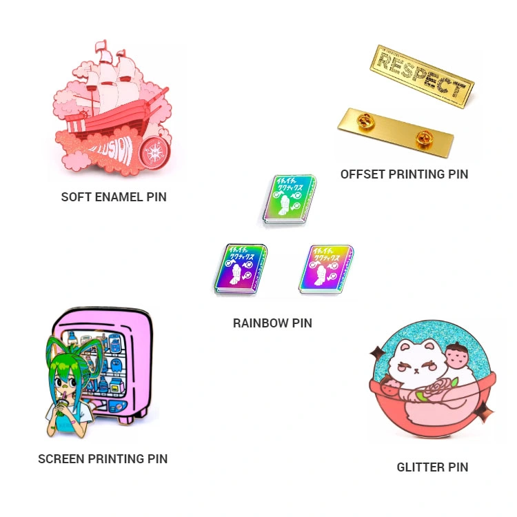 Sample Customization No Minimum Metal Badge Manufacture Metal Hard Enamel Pins Factory Custom Lapel Pins Custom Enamel Pin